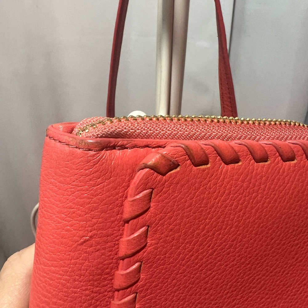 Tory Burch Coral Leather Crossbody Bag - Picture 14 of 16